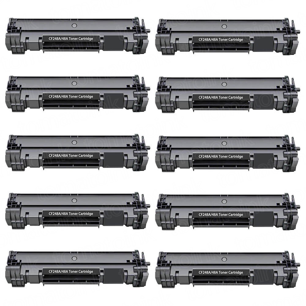 HP 48A CF248A 10 PACK Black COMPATIBLE Toner Cartridge Laserjet Pro 16 M15 MFP M28 MFP M29